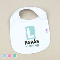Babero Divertido PAPÁS en prácticas