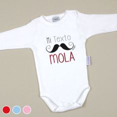 Babidu Body Basic Funny I Love Mommy with Pink Star