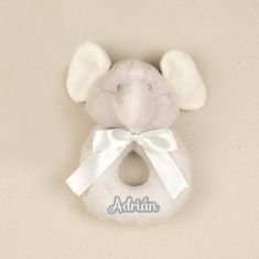 Dou-Dou Elephant Head Gray+0M Personalized