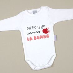 Babidu Body Basic Funny I Love Mommy with Pink Star