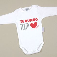 Babidu Body Divertido Te Quiero (Texto)