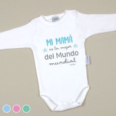 Babidu Body Basic Funny I Love Mommy with Pink Star