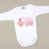 Babidu Body Basic Funny I Love Mommy with Pink Star