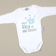 Babidu Body Divertido Soy el Rey de mi (texto libre)
