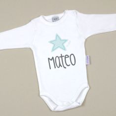 Babidu Body Personalizado Estrella Menta