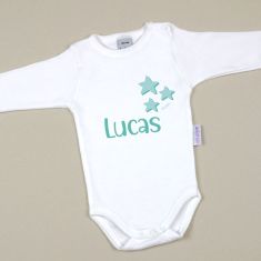 Babidu Body Personalizado Estrellas Menta