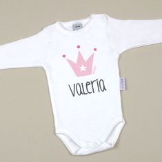 Babidu Body Personalizado Corona Rosa