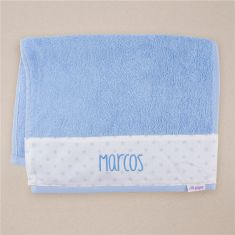 Personalized Blue Terry Towel