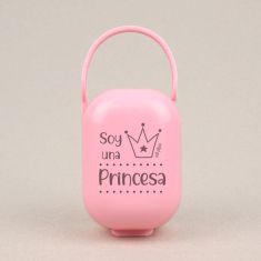 Cajita Portachupetes Soy una Princesa