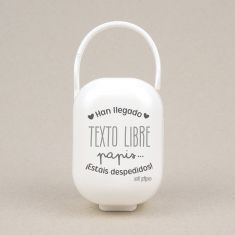 Cajita Portachupetes Ha llegado (texto libre), mamá...¡estás despedida!
