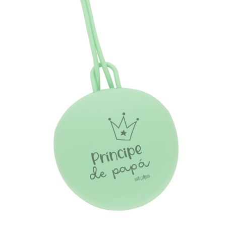 Portachupetes Gummy Divertido Príncipe de papá, elige color