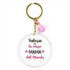 Keychain Simple Shape Star Blue Personalized 