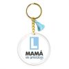 Llavero Metacrilato Mamá en Prácticas Azul