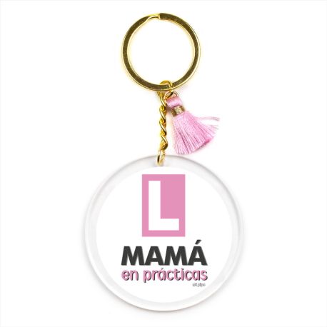 Keychain Simple Shape Star Blue Personalized 