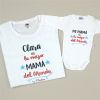 Pack 2 Prendas Personalizadas La mejor Mamá del mundo by nombre/s AZUL