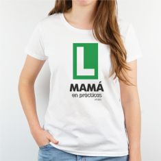 Camiseta o Sudadera Divertida Mamá en prácticas verde